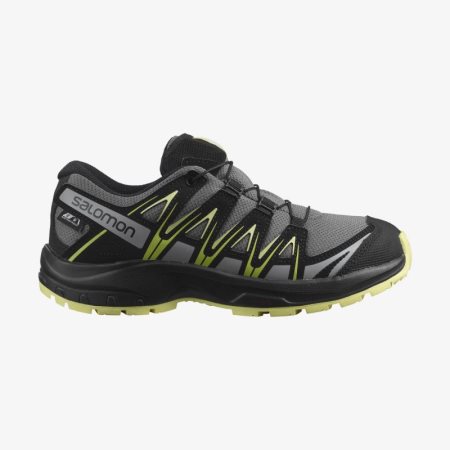 Scarpe Trekking Salomon XA PRO 3D CLIMASALOMON WATERPROOF Bambino Nere/Grigie IT 6-M27